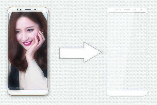 Защитное стекло для Xiaomi Redmi 5 Plus Ainy Full Screen Cover 0.33mm (White/Белый) - 3