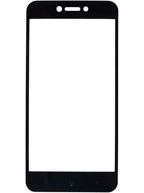 Защитное стекло 2.5D для Redmi Go Ainy Full Screen Cover 0.33mm (Black/Черный) - 2