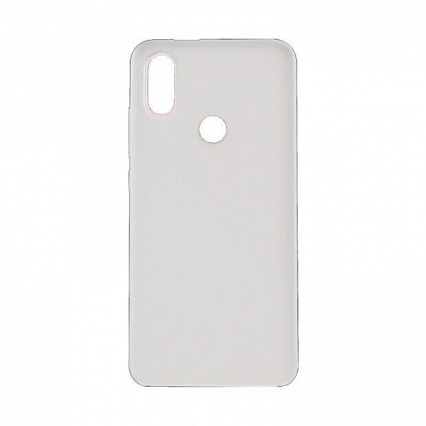 Силиконовый чехол для Xiaomi Mi A2/6X Silicone Case (White/Белый) 