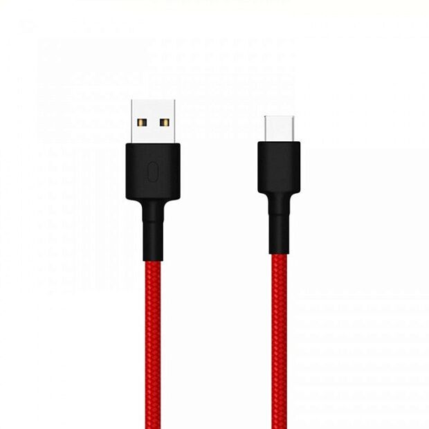 Кабель Xiaomi Mi Braided USB Type-C Cable 1m (Red) - 1