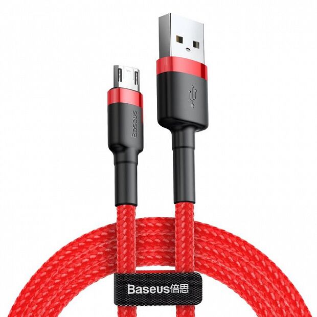 Кабель Baseus Cafule Cable USB For Micro 2A 3m CAMKLF-H09 (Red/Красный) 