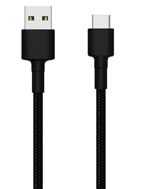 Кабель Xiaomi Mi Braided USB Type-C Cable 1m (Black) - 1