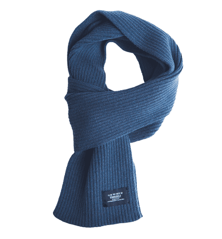 Шарф Friend Only Fashion Warm Velvet Knit Scarf (Blue/Синий) 