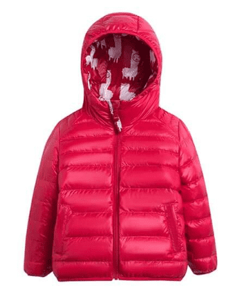 Детская куртка Xiaomi Tiigoo Hazelnut Goose Down Sides Wearing Down Jacket (Red/Красный) 