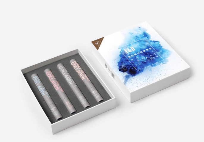 Полезные сигареты Xiaomi A&D Daily Collagen 4 Sticks в коробке