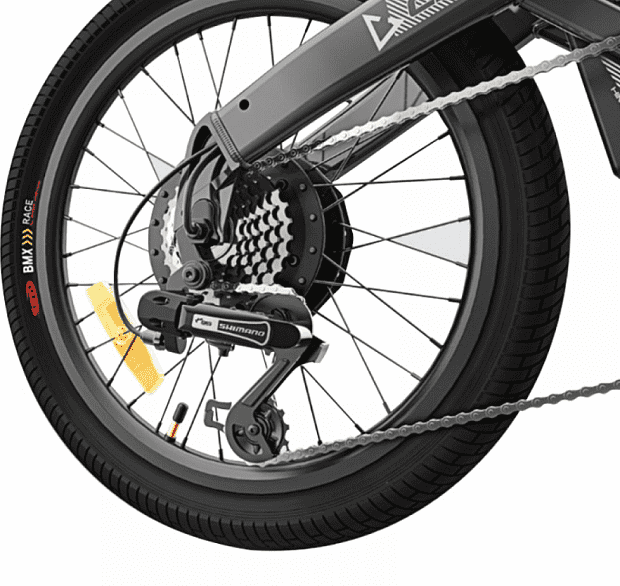 Электрический велосипед HIMO C20 Electric Power Bicycle 36V20 (Grey/Серый) : отзывы и обзоры - 4