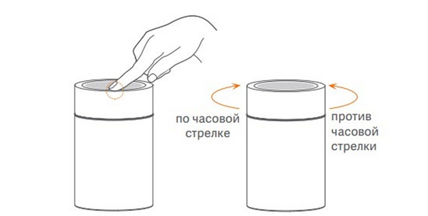 Регулировка громкости на колонке Xiaomi Mi Round 2 Процесс регулировки громкости Mi Round 2