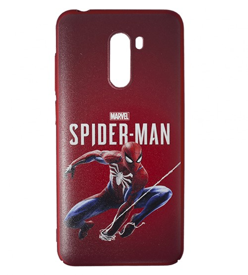 Защитный чехол Spider-Man Marvel для Xiaomi Pocophone F1 Внешний вид чехла Spider-Man Marvel для Xiaomi Pocophone F1